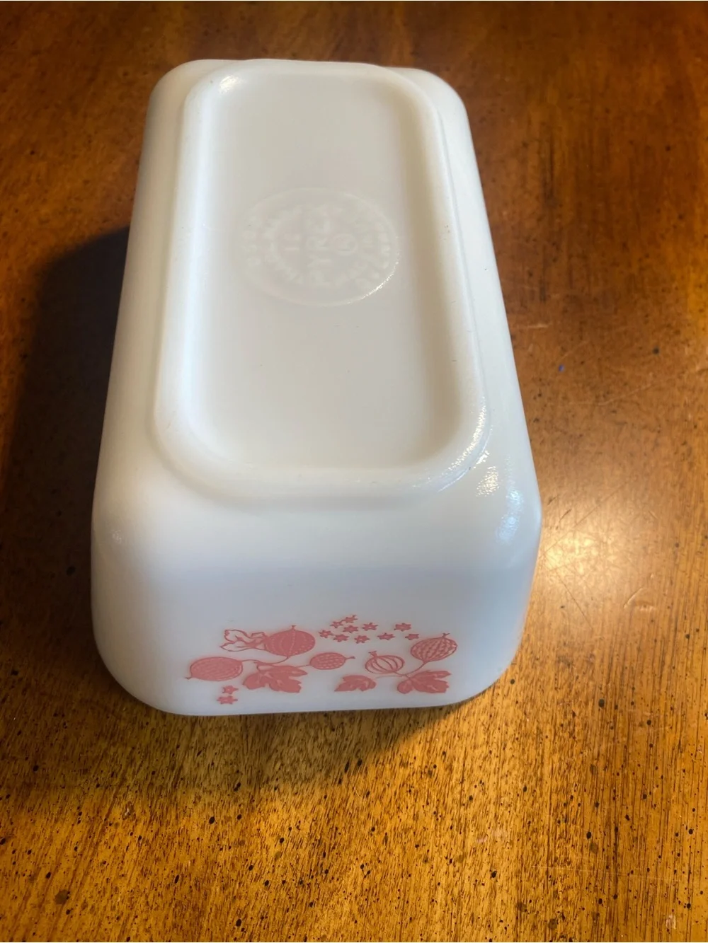 Pyrex Pink Goose Berry 502 Fridge Box